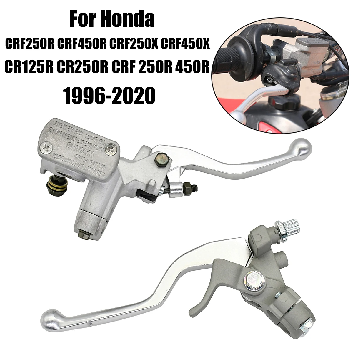 

Motocross Brake Clutch Master Cylinder Lever For Honda CRF250R CRF450R CR125R CR250R CRF 250R 450R 2004-2020 2021 Accessories