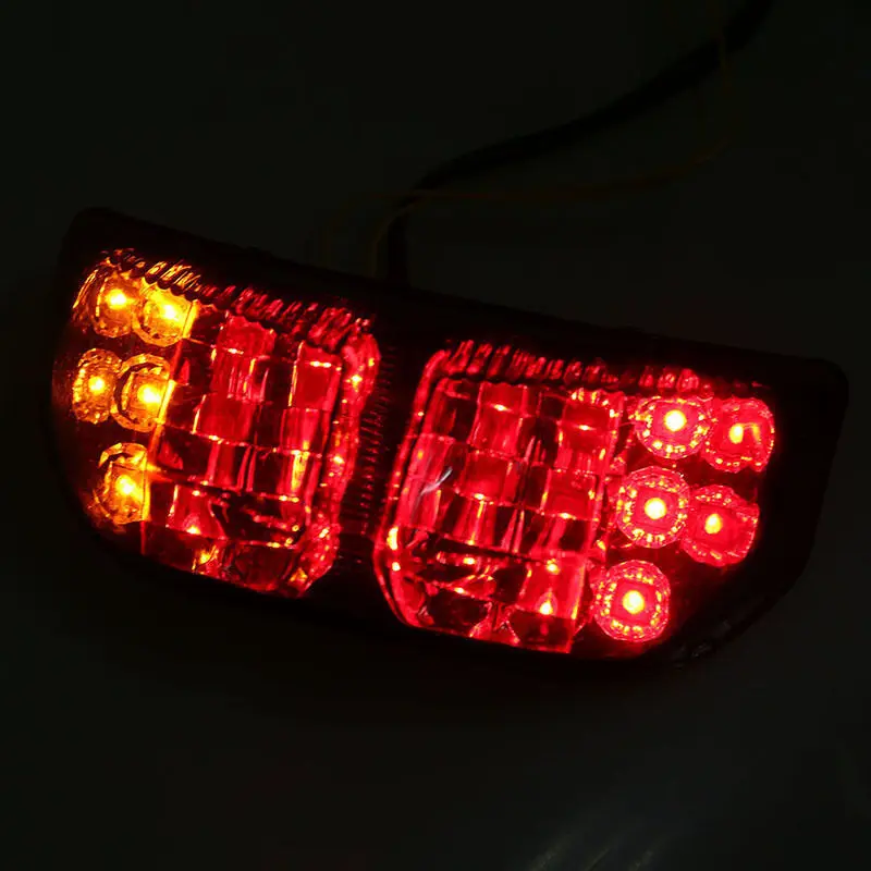 Motorcycle LED Integrated Rear Brake Taillights Suitable For Yamaha FZ1 2006-2015 FZ8 2010-2015