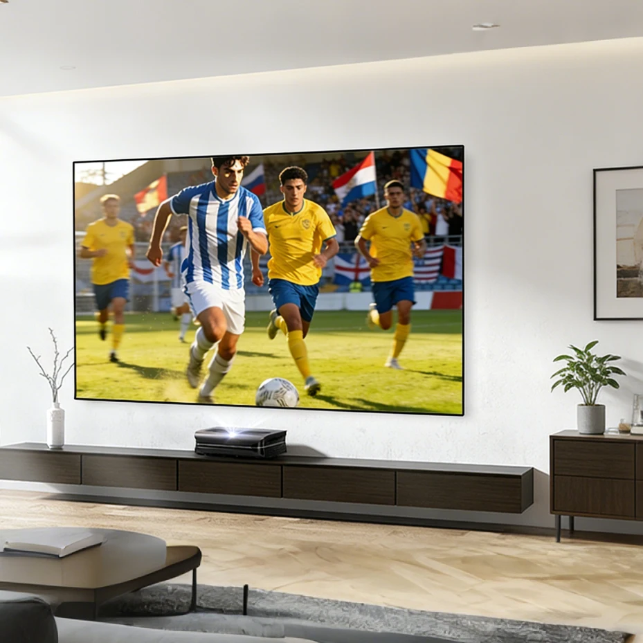 Проекционный экран Fresnel 5.0 Pro ALR UST 2024, фиксированная рамка с защитой окружающего света, лучше всего подходит для ультракороткофокусного
