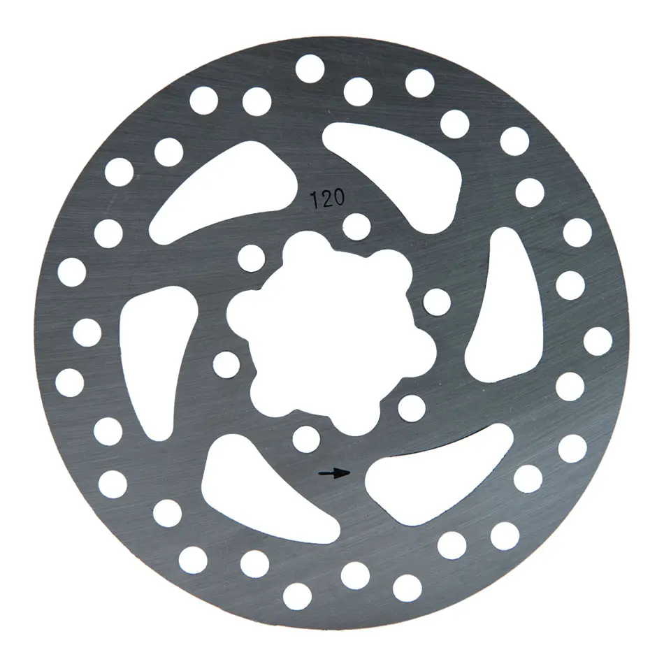 NFOX Electric Scooter Carbon Steel Brake Disc 120 Pad 30 Wheel Hub 5 Holes 6 Spacing 44mm Two Models Rotor Cycling Accesorios