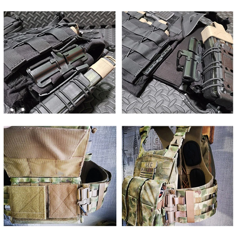 1pc Plastic Vest Quick Release Buckle Slider Removal Buckle Set Strip Module Strip Buckle Quick Hunting Accessories
