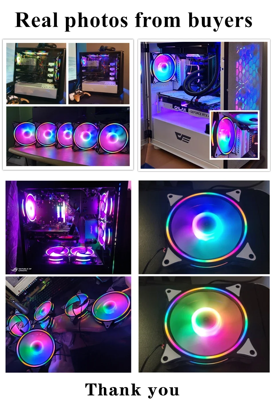 Wovibo RGB 120mm 팬 PWM 4 핀 사일런트 몰 렉스 4 핀 컴퓨터 케이스 CPU 냉각 냉각기 Ventilador 12V DC 조정 팬 속도