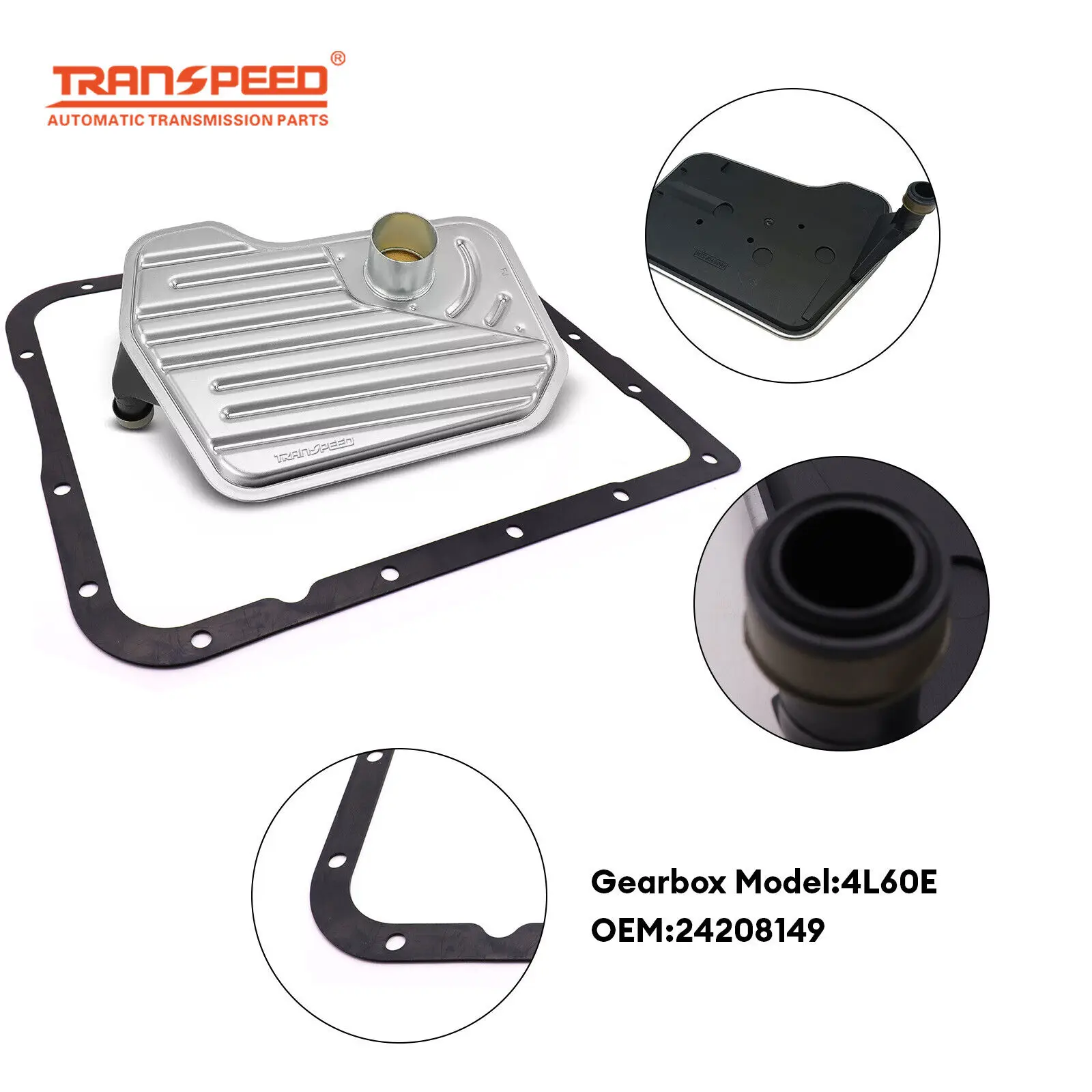 

4L60E Auto Transmission Oil Filter 24208149 High Mouth Oil Pan Gasket For GMC