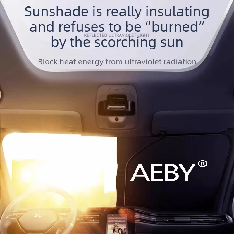 

AEBY For BYD Atto 2 Smart Driving Edition 2024-2025 Full Set Sun Shade,Reflective Sunshade & Heat Blocker,Easy Storage