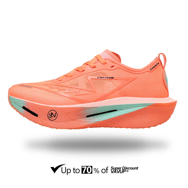 Men Running Shoes Carbon Board Marathon Speciality Sports Breathable Lightweight Women's Comfortable Athletic Chunta Sneakers image 5