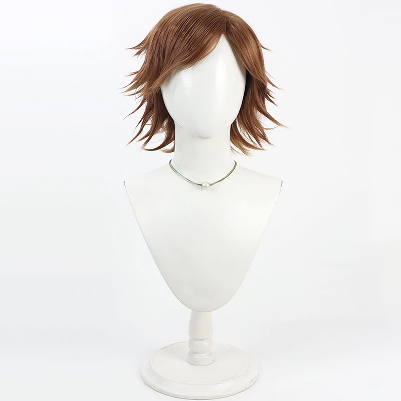 لعبة Tekken 8 Asuka Kazama شعر مستعار تأثيري حفلة الهالوين الدعامة الشعر الاصطناعية ألياف مقاومة للحرارة + غطاء شعر مستعار