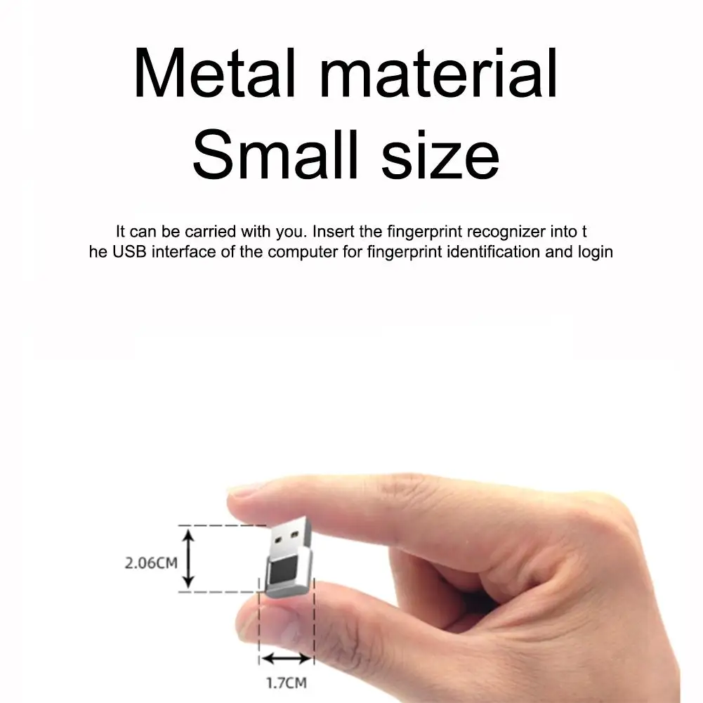 Computer Fingerprint Logger Usb Interface Anmelden Entsperren Fingerprint Reader Modul Gerät Kompatibel Für Win10/11 Hallo
