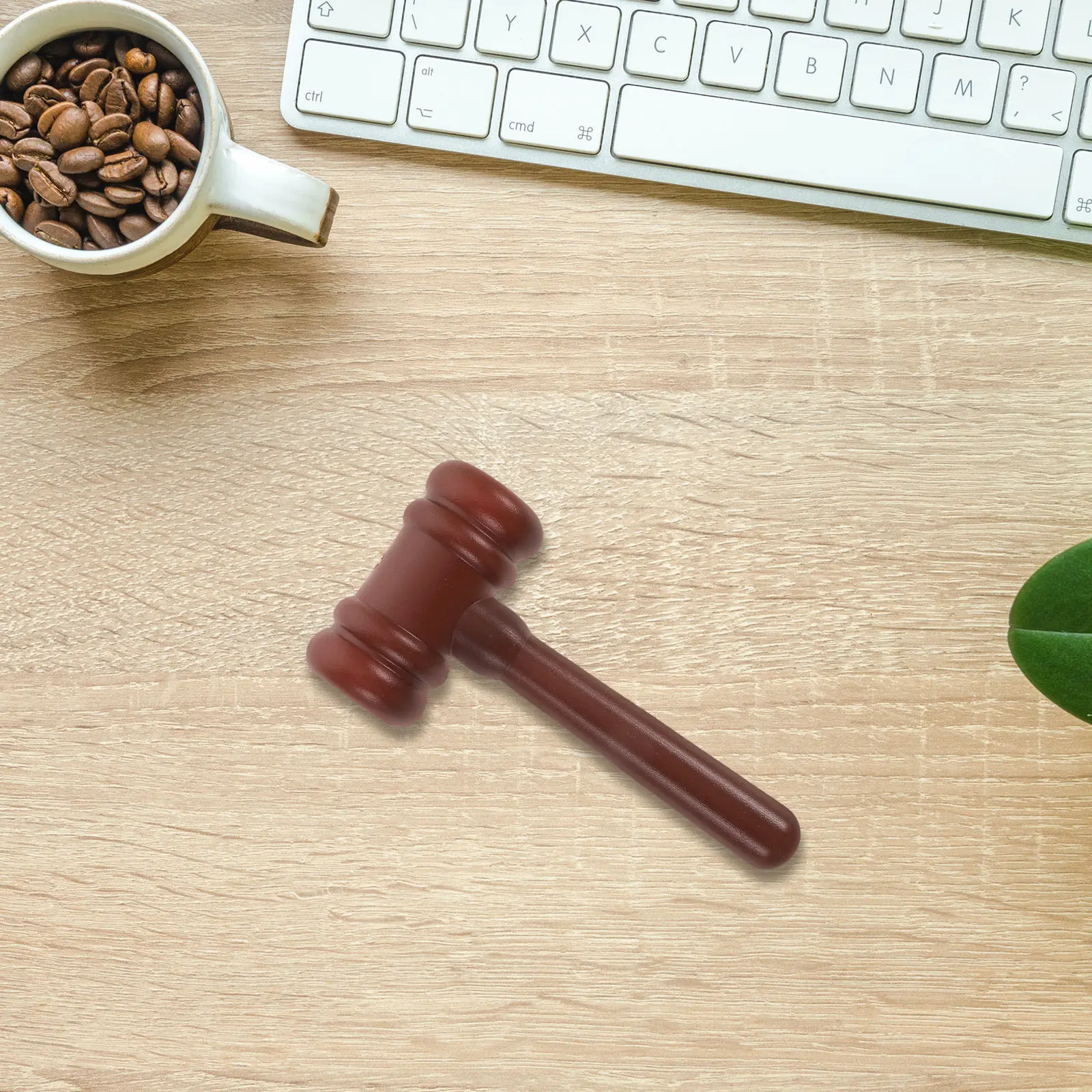 Mini Plastic Gavel Judge Hammer Prop for Realistic Auction Gavel Costume Accessory Justice Theme Party Dress Up