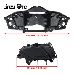 Motorcycle ABS Plastic Ram Air Intake Duct Tube For Kawasaki Ninja ZX10R 2021 2022 2023 Hood HeadLamp Bracket Instrument Support