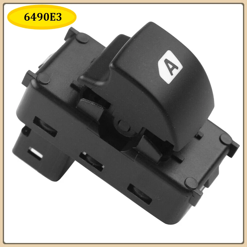 6490E3 New Power Window Single Switch Fit For Citroen C4 For Berlingo For Peugeot Partner 2005 2004 2003 2006 6490.E3 6490E3