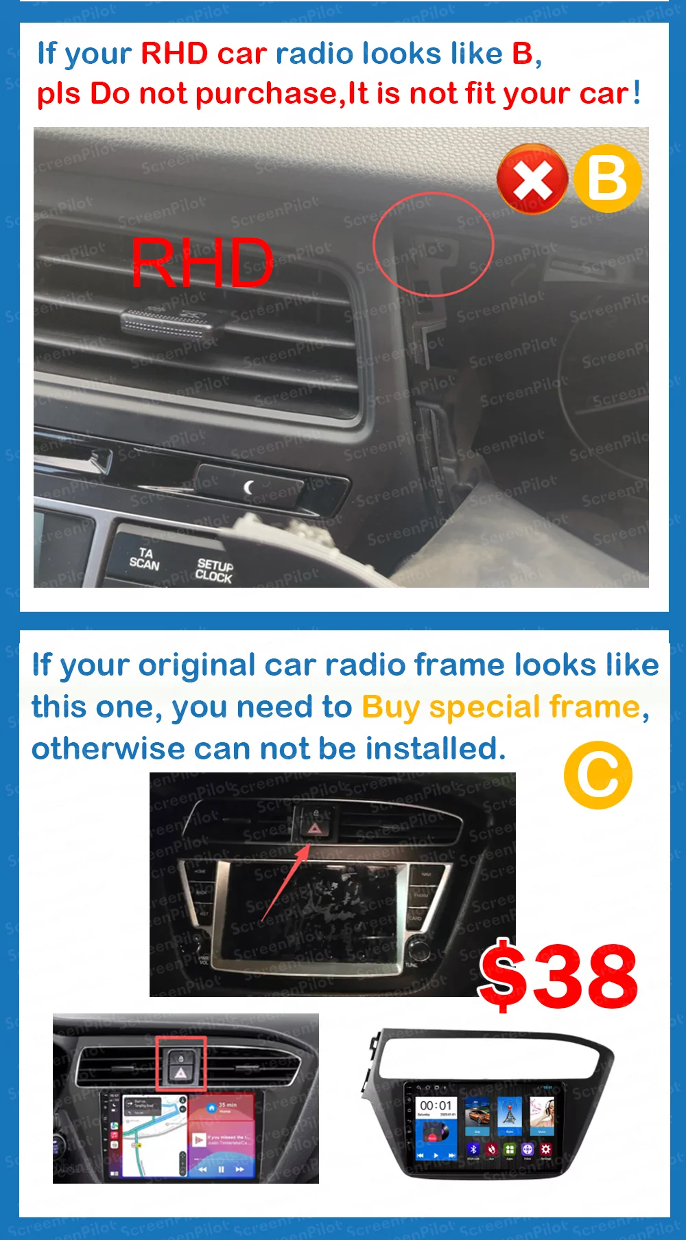 Radio Android 16 para coche Hyundai I20 2 II GB 2014 2015 2016 2017 2018, navegación GPS, WIFI 5G, reproductor multimedia de vídeo, Bluetooth 3