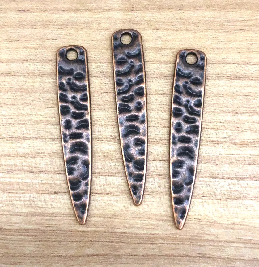 

10pcs 42mm*7.6mm antiqued copper color charms for handmade findings HW4077
