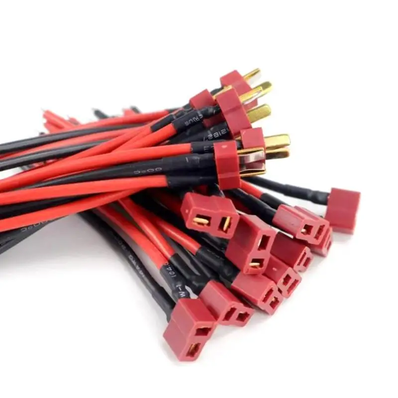 ** Deans Ultra Pigtail Cable T Plug Connector Male/Female 10cm 12/14AWG Soft Silicone Wire For RC Quadcopter Lipo Battery Expand