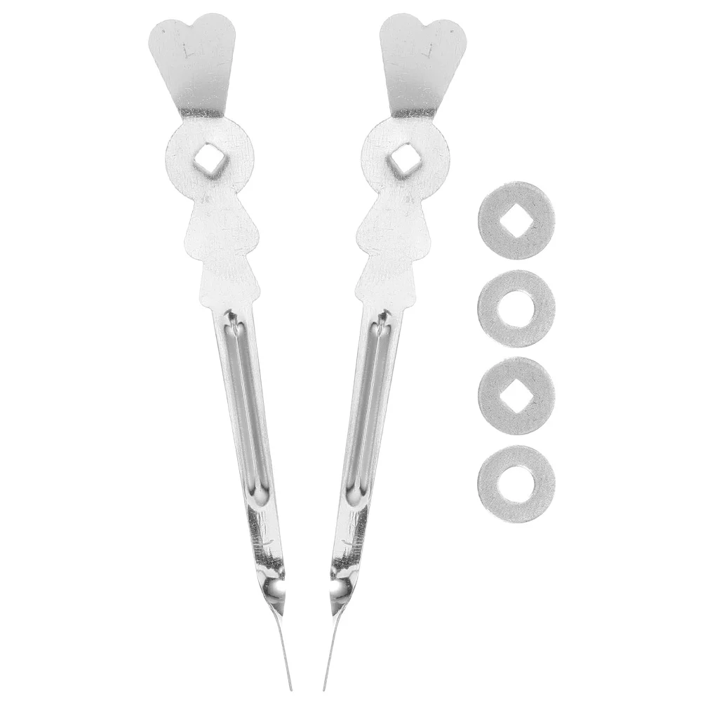 

2 Sets Table Scale Pointer Accessories Metal Replacement for Scales Stainless Steel Platform Indicators Kitchen Needle Repair