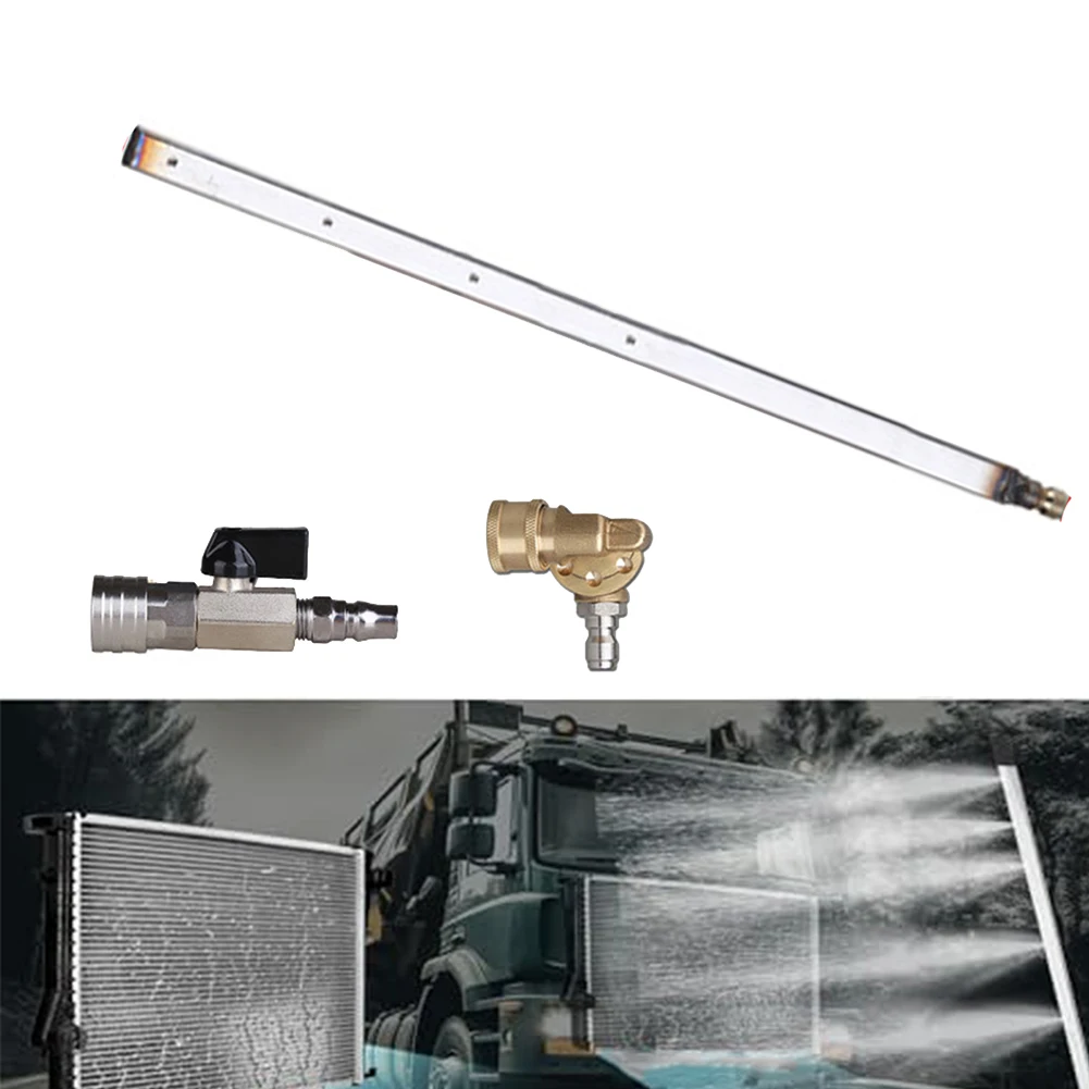 180 Degree Rotating Cleaning Tool High-Pressure Cleaning Portable Radiator Cleaner Flexible 180 Rotation Leak-Proof Performance
