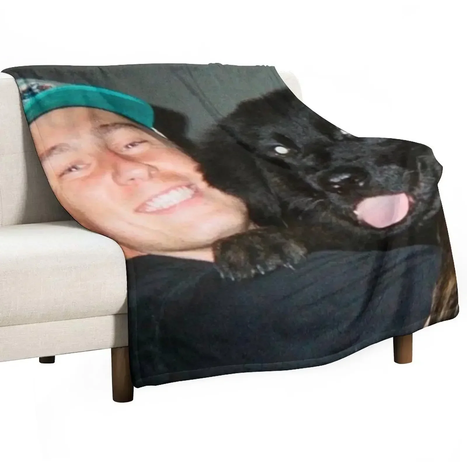 

Drew Starkey and Puppy Merch Throw Blanket Thin Decorative Sofas Bed Blankets