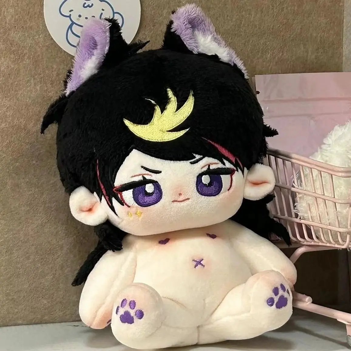 Vtuber にじさんじ Shu Yamino 漫画座位ぬいぐるみ本体ドレスアップ綿ぬいぐるみ枕コスプレおもちゃかわいいギフト