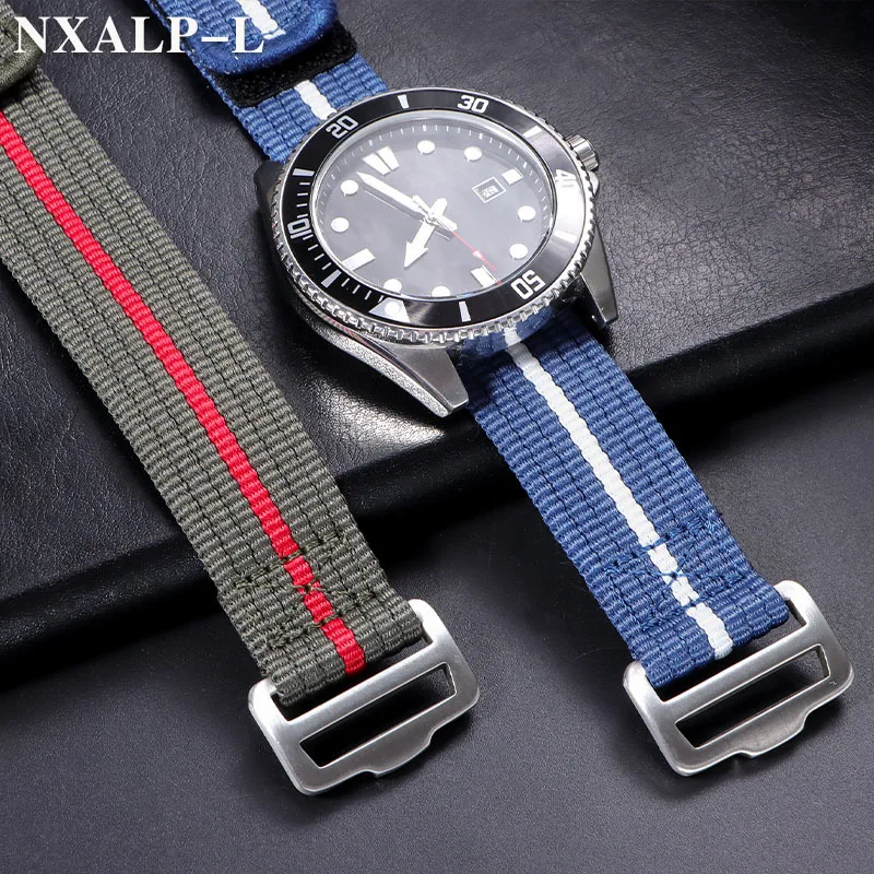 20mm 22mm Nylon Watch Strap for Tudor for Seiko Water Ghost Bracelet Military Sport Canvas Fabric Wrist Band Men Women Wristband