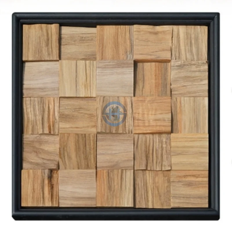 Wooden Office Interior Decoration Backdrop Wall Design Exterior Solid Oak 3D Adhesive Decorative Wall Panel Soundproofing