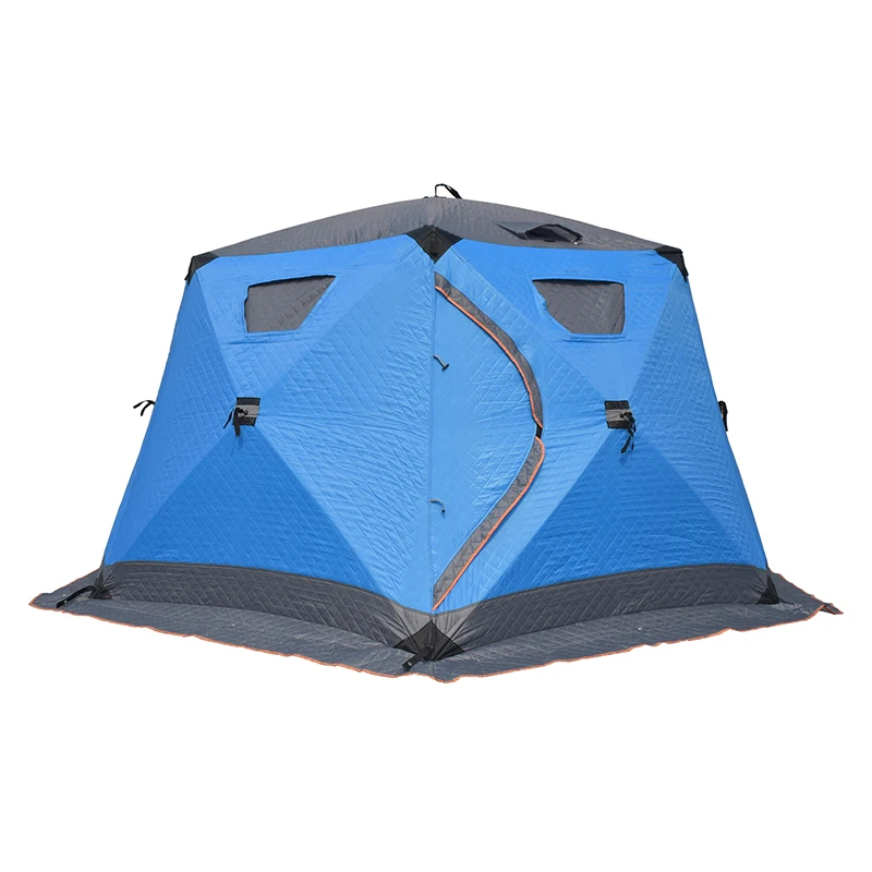

Hot Sale Nylon Fabric Insulated 4 Persons Pop up Ice Winter Fishing Tent