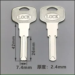 10pcs/lot Electric Control Lock Key Embryo Intelligent Fingerprint Lock Blade Electronic Lock Key Locksmith Supplies Blank Keys