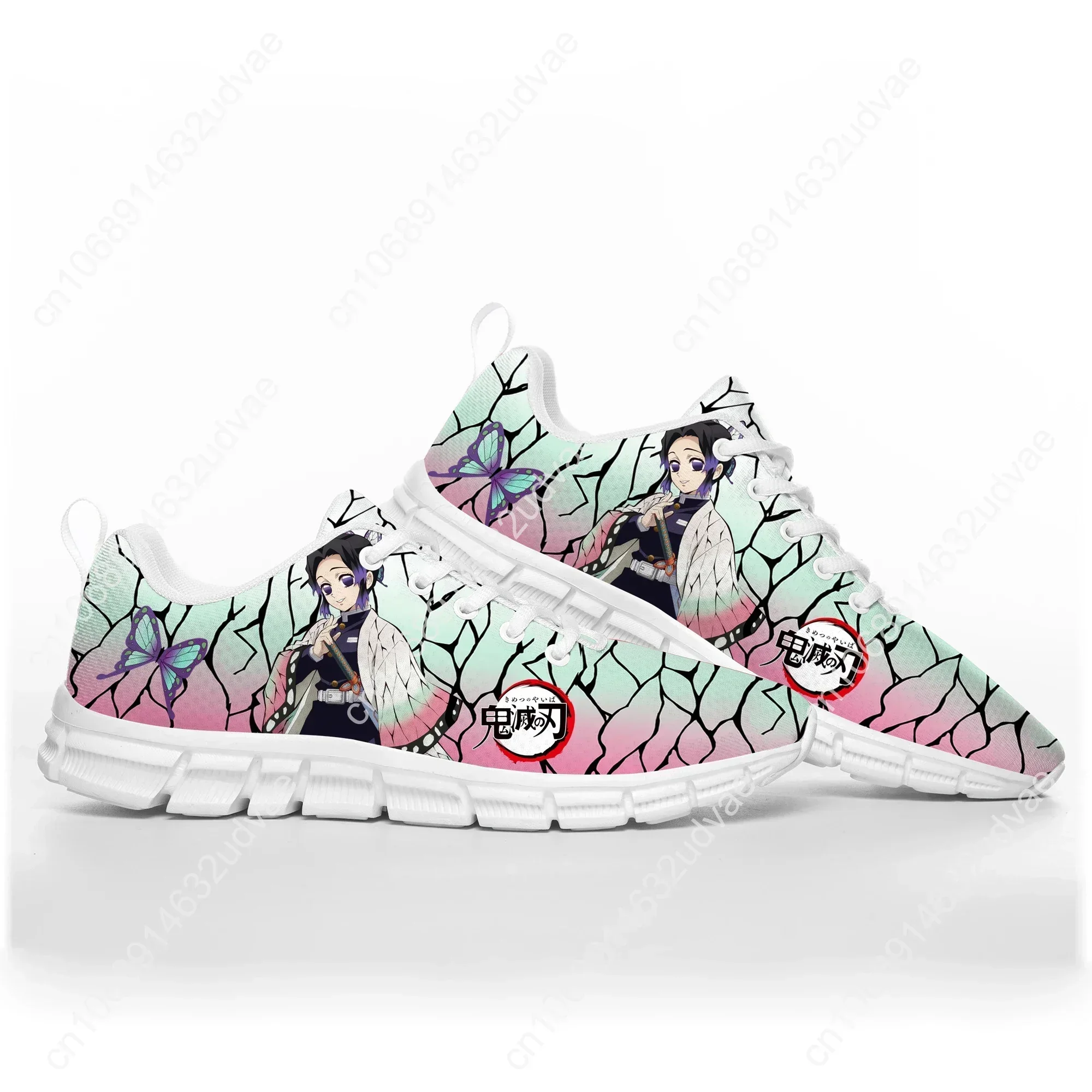 Anime Cartoon Insect Pillar Bug Shinobu Kocho Sports Shoes Sneakers Men Women Teenager Sneaker Custom Couple Shoes