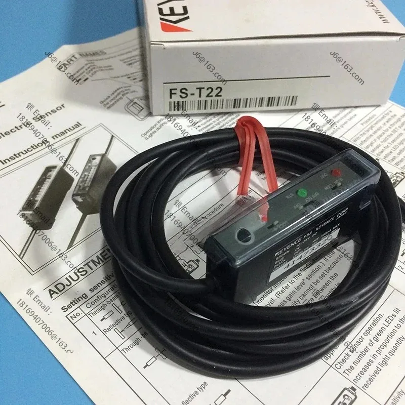 Sensor amplificador de fibra óptica FS-T20 FS-T22 FS-22P KEYENCE