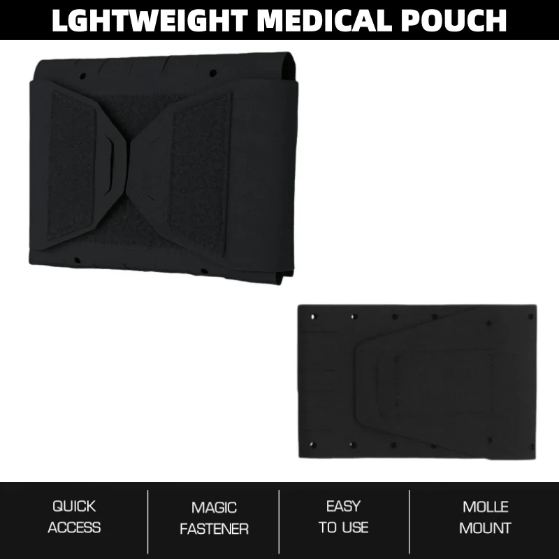 مجموعة الإسعافات الأولية خفيفة الوزن - حقيبة MOLLE للنشر السريع أثناء الأنشطة والعروض