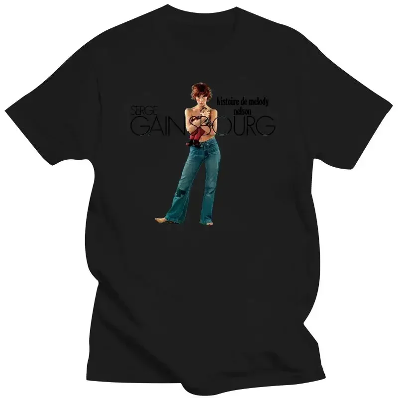 Histoire De Melody Nelson Serge Gainsbourg French Album 1970S Retro T Shirt Graphic T Shirts Mens Clothing Oversized T Shirt .