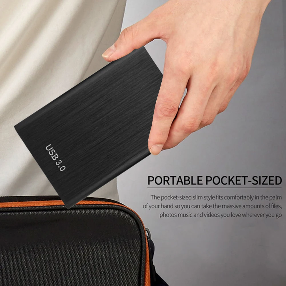 2.5 Inch HDD Case USB 3.0 Portable Hard Disk Box External Hard Disk Drive Box for 1TB Mobile Hard Disk