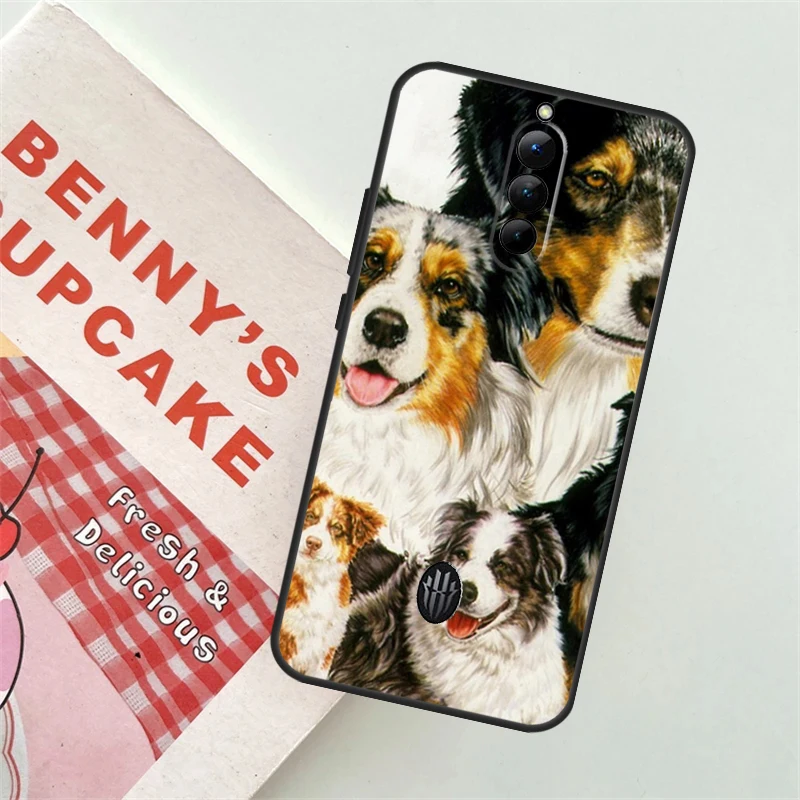 German Shepherd Dog Case For ZTE Nubia Red Magic 8S 8 9 Pro Plus RedMagic 6 6S Pro 7 7S Pro 6R 5S 5G Soft Cover