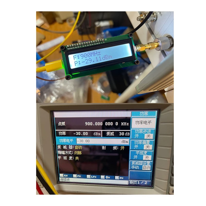 1M-8Ghz AD8319 RF miernik mocy typu-C USB 24 Bit ADC wysoka precyzja RF dla wzmacniacza radiowego 900M 2.4G 5.8G