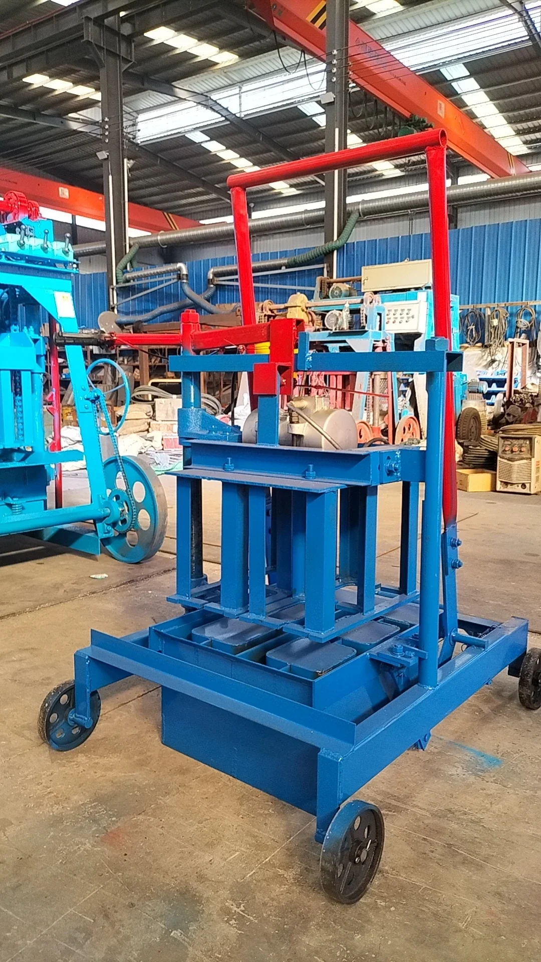 熱い販売のセメント ブロック マシン、油圧コンクリート高品質レンガ製造機