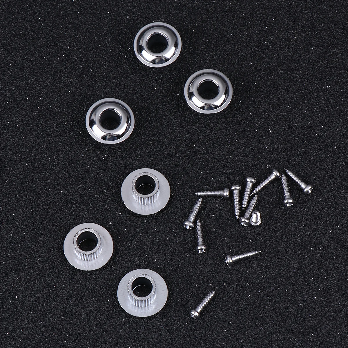 

2Sets Guitar Tuner Bushing Adapter Semiclosed Conversion Ferrules for Folk Guitar Machine Heads Retro Fit Tuning Peg Bushings