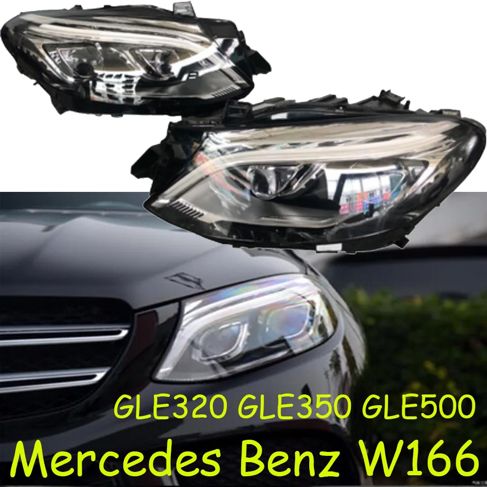 

1pcs car bumper headlamp for Mercedes Benz W166 headlight GLE320GLE350GLE500 LED 2016~2018y accessories for Benz GLE fog light