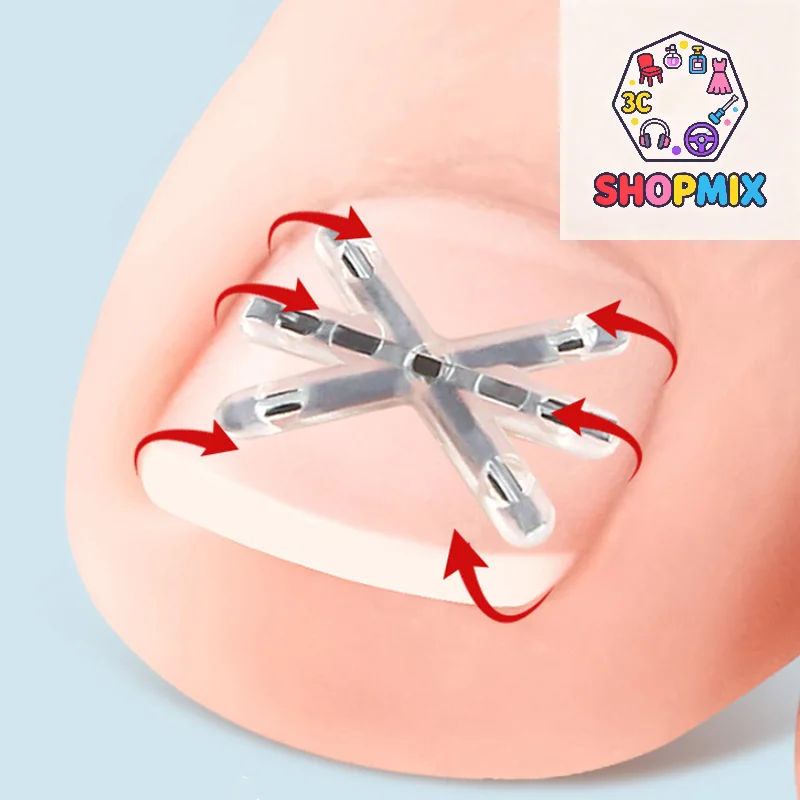 2 szt. Narzędzi do korekcji wrastających paznokci, leczenie wrastających paznokci, elastyczne plastry, naklejki, narzędzia do prostowania paznokci, pedicure