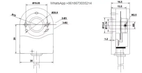 PD30 encoder module reading head, encoder code disk, incremental photoelectric miniature