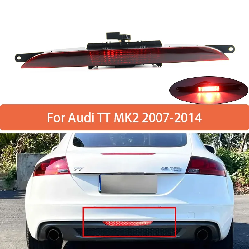 

8J0945703 для Audi TT MK2 2007 2008 2009 2010 2011-2014 автомобильные задние фонари, задний бампер, центральный отражатель, задний фонарь