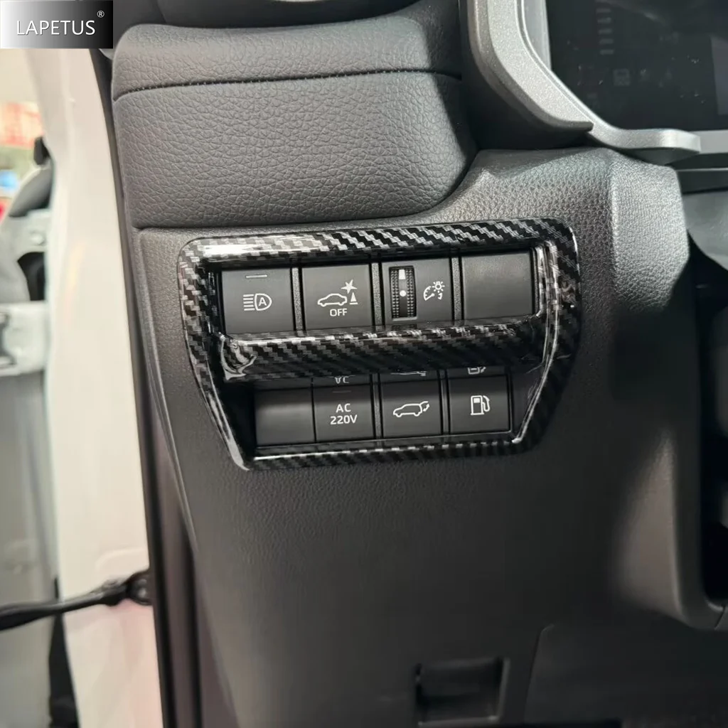 

For Toyota Land Cruiser Prado 250 LC250 2024 2025 Window Lift / Head Lights Switch / Steering Wheel Fram Cover Trim Accessories