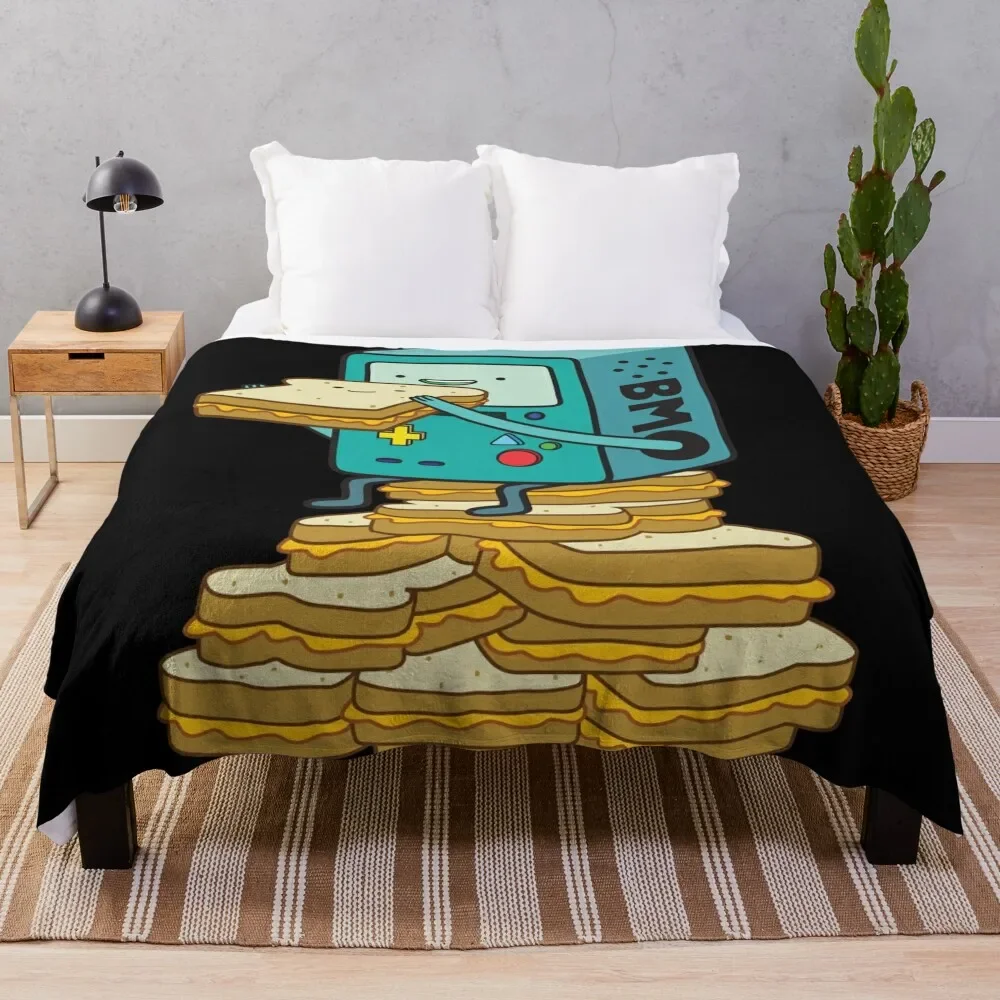 

BMO Throw Blanket Fashion Sofas cosplay anime blankets ands Weighted Blankets