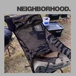 NBHD-Outdoor Camping Moon Chair, Folding Portable Storage Bag, Home Fishing Back Chair