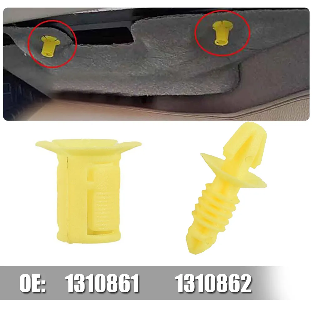 1Set Car Copilot Fuse Box Cover Plate Clip Hot Sale Front Dash Insulator Fastener Clips for Ford Focus Fiesta Mondeo Escape