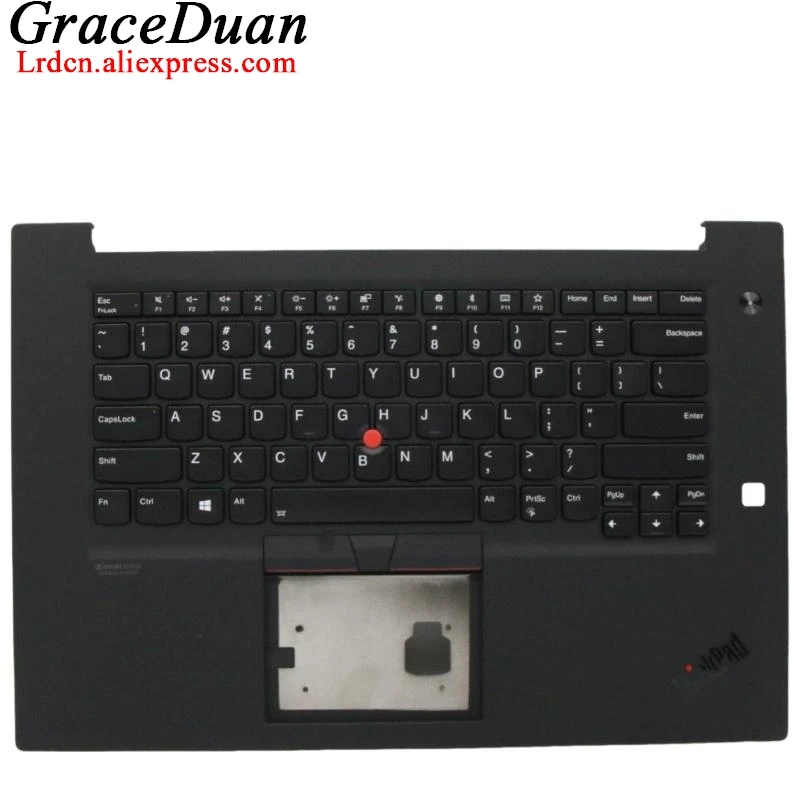 

US English Black Keyboard Upper Case Palmrest Shell Cover For Lenovo Thinkpad P1 X1 Extreme Gen2 G2 5M10W78862 02HM971 02HM972 5