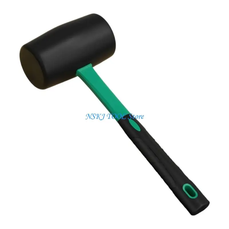 L8RC Ergonomic Rubber Mallets Textured Grip Hammer For Precise Work AntiSlip Grip