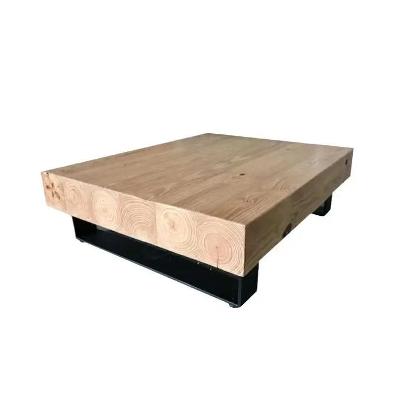 

Nordic, log coffee table, retro industrial style, homestay home, coffee table, living room creativity