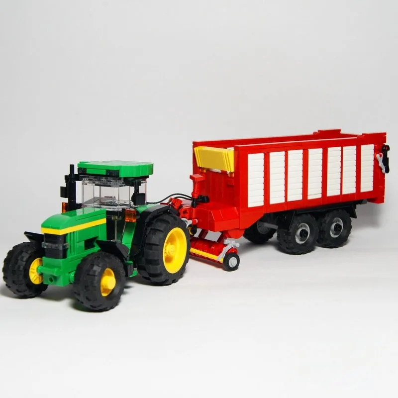 

MOC-130701 New Farm Cargo Loader Building Blocks Model 496 PartsMOC Creative Boys Kids Birthday Building Blocks Toy Gifts