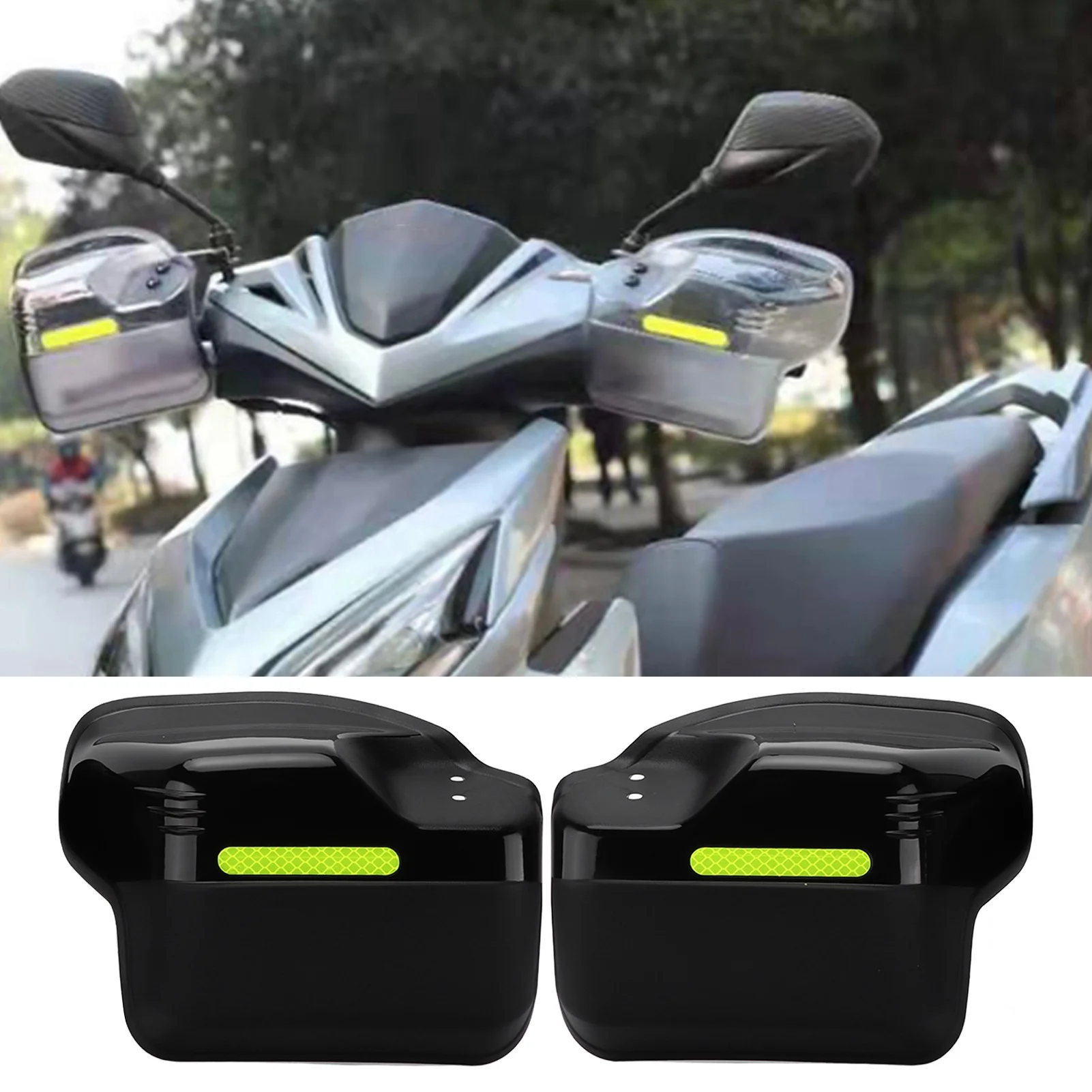 Motorcycle Handlebar Protective Guard Replacement for Kawasaki Z250 Z300 Z400 Z650 Z750 Z800 Z900 Z1000Black