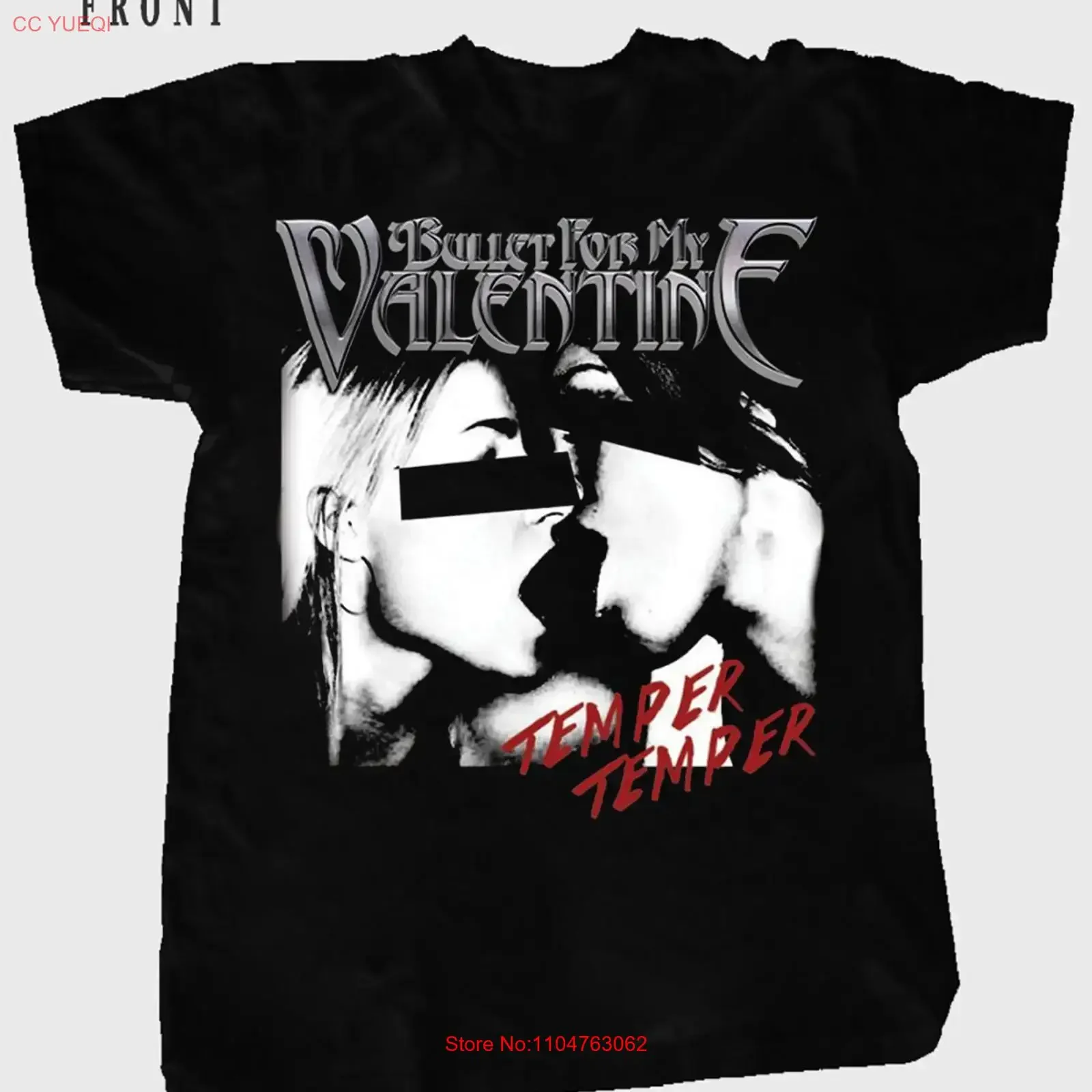 Bullet For My Valentine Temper Album Fan T shirt QT293 vintage Washed Stylish Comfortable fashion streetwear