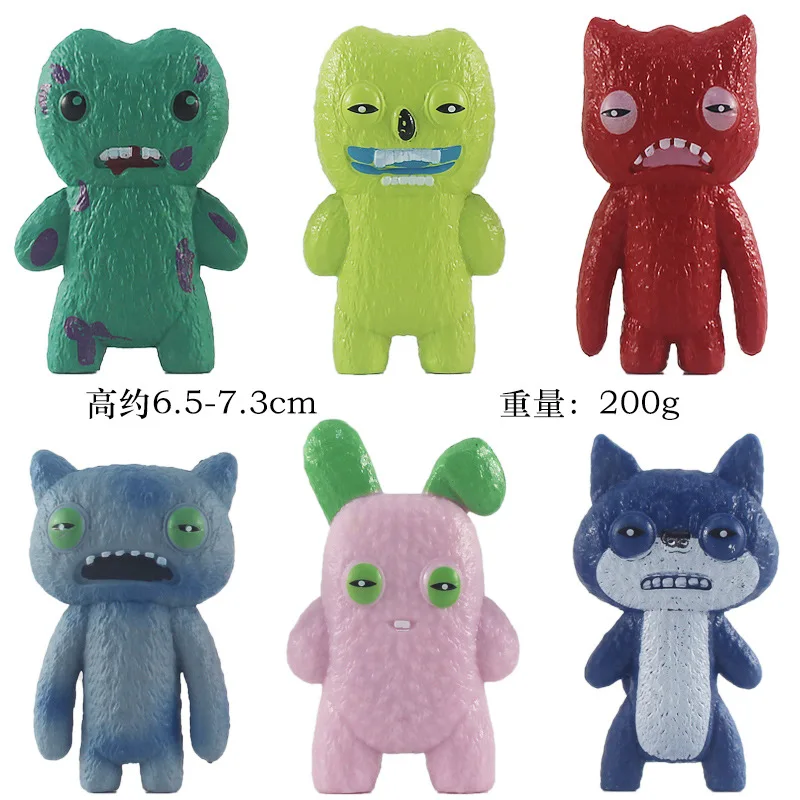 3.2-4.8CM Amine Figuur 6-24 Stuks Sprout Monster Serie Pop Perifere Spel Pop Blind Box handgemaakte Model Model Speelgoed Gift
