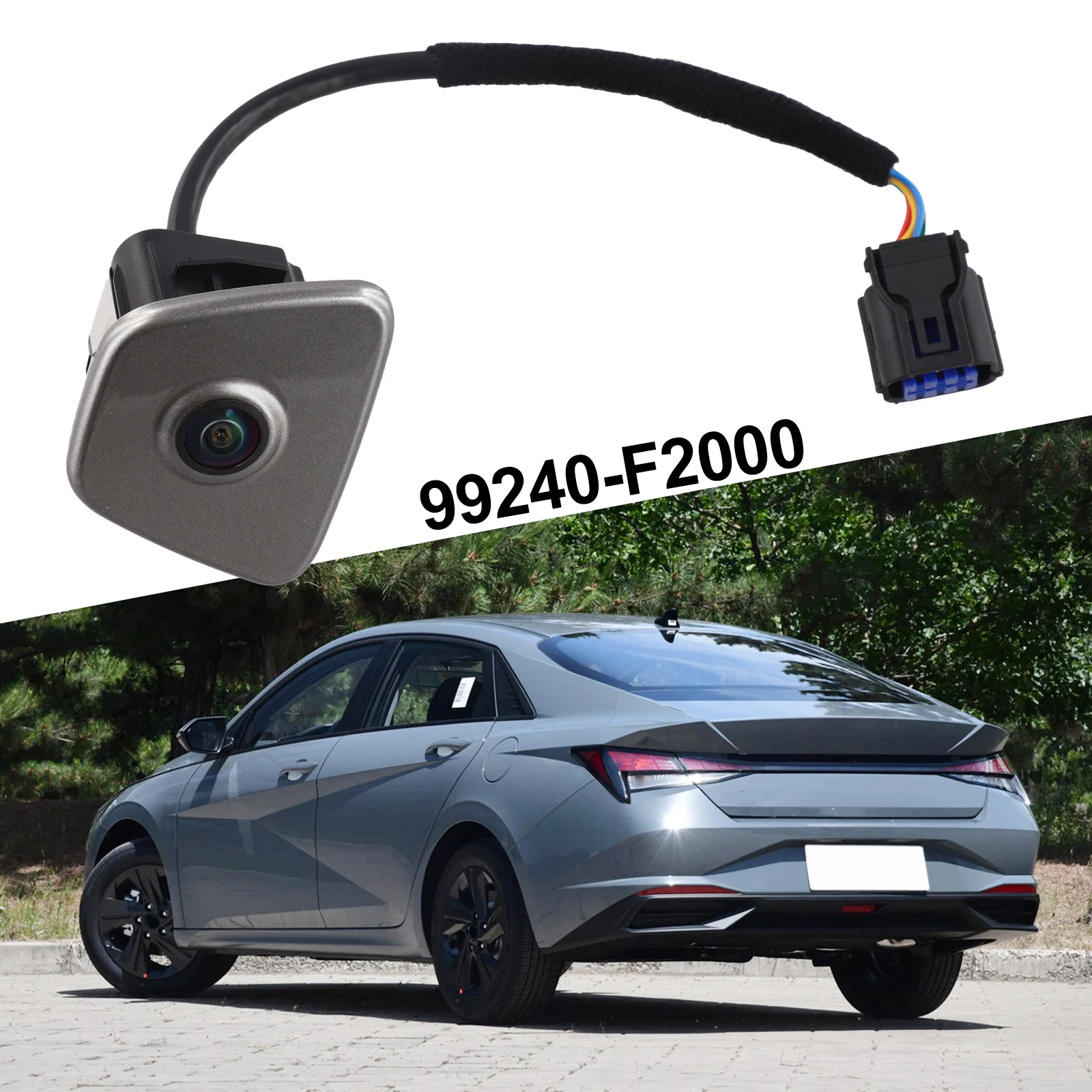 Cámaras de estacionamiento para automóviles de fácil instalación, diseñadas específicamente para Hyundai Elantra en años de 2019 a 2020